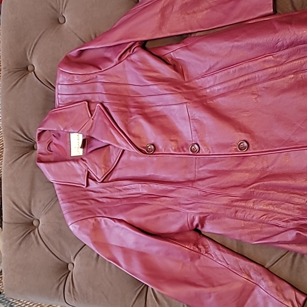 Leather jacket/skirt Suit